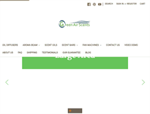 Tablet Screenshot of greenairshop.com